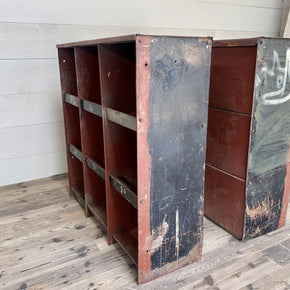 Vintage Factory Metal Pigeon Holes