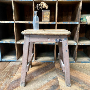Antique Pine Stool