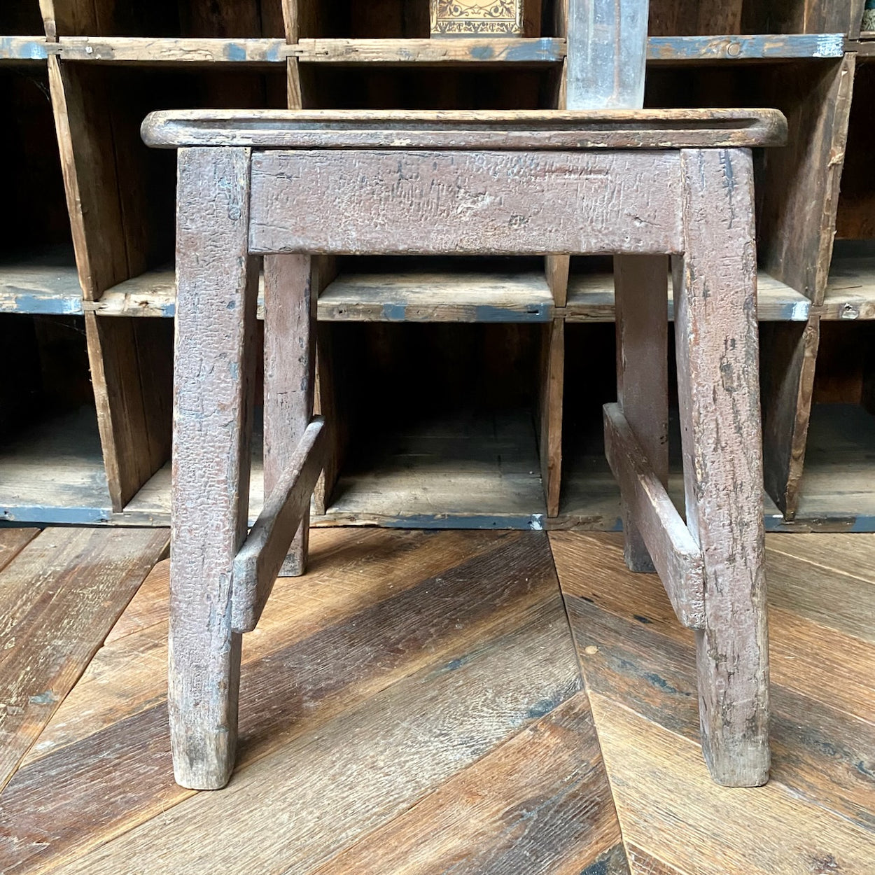 Antique Pine Stool