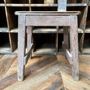 Antique Pine Stool