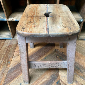 Antique Pine Stool