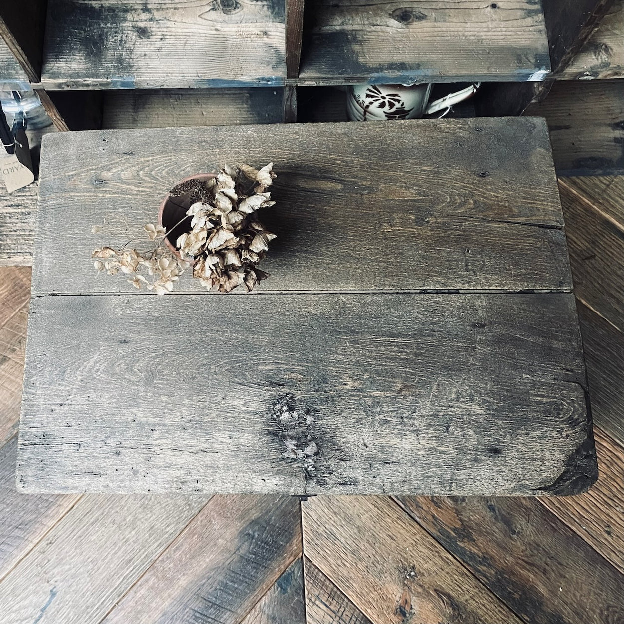 Antique Wooden Storage Chest