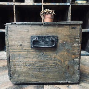 Antique Wooden Storage Chest