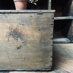 Antique Wooden Storage Chest