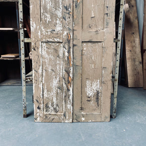 Pair Of Pretty French Vintage Shutters/Cupboard Doors