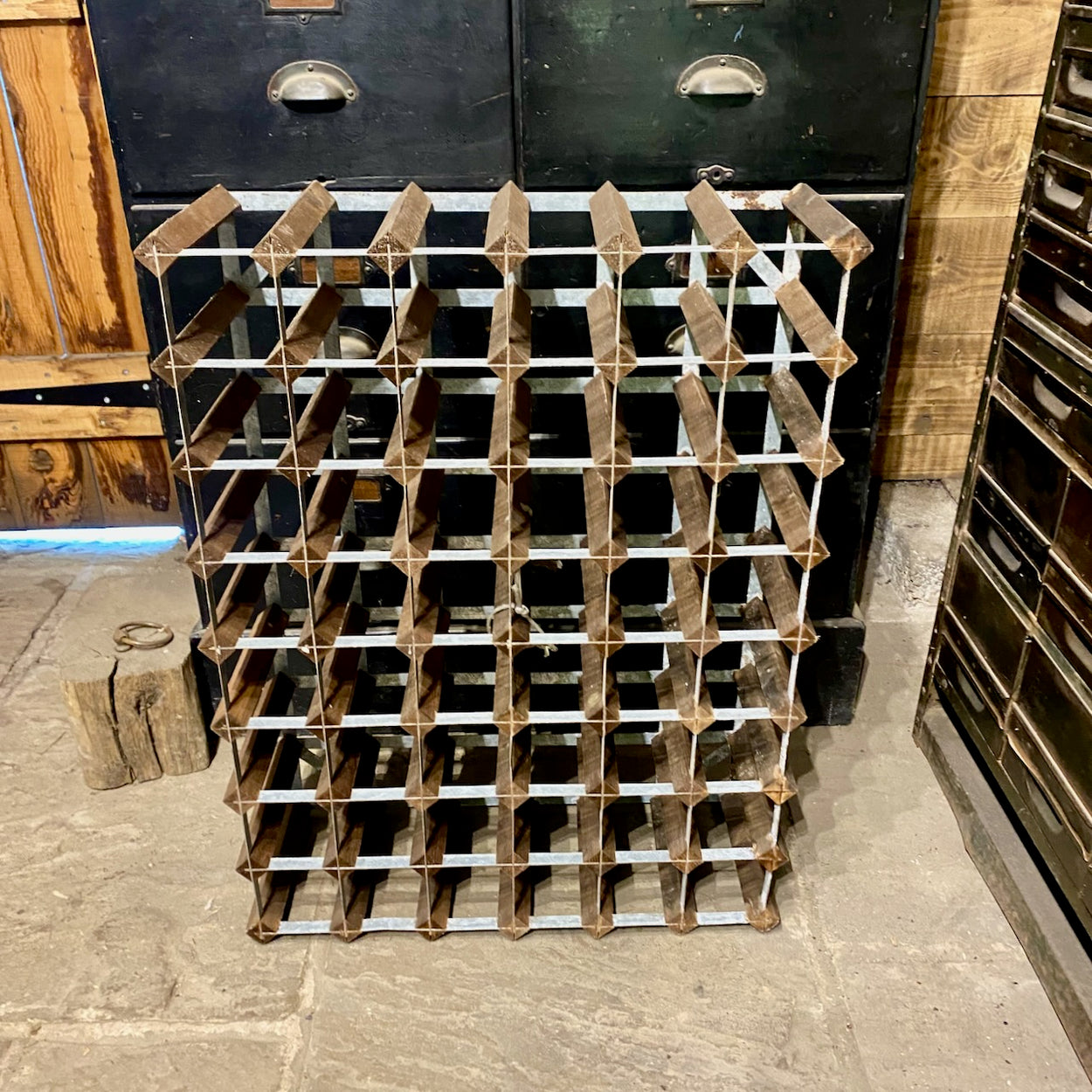 Vintage Rustic Wine Rack 1