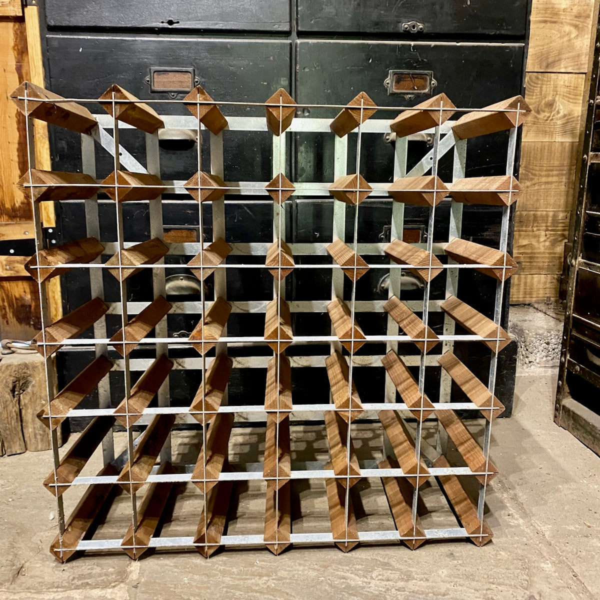 Vintage Rustic Wine Rack 2 — Lawson's Yard LTD