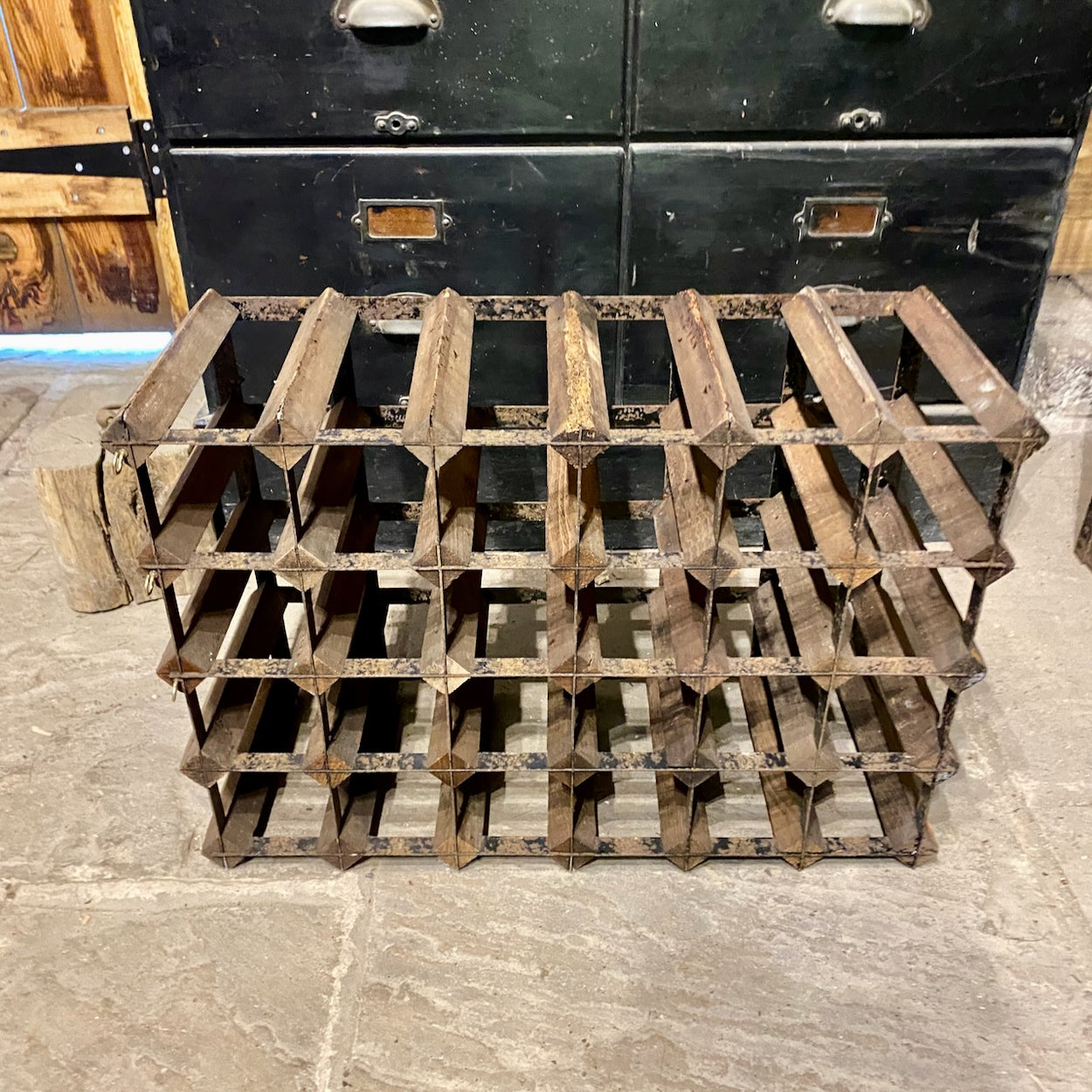 Vintage Rustic Wine Rack 4