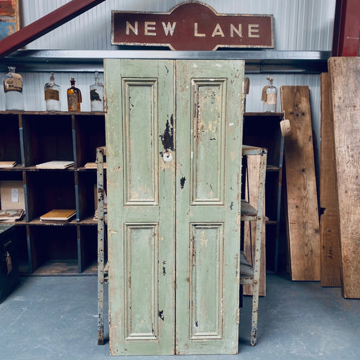 Pair Of Pretty French Vintage Shutters/Cupboard Doors