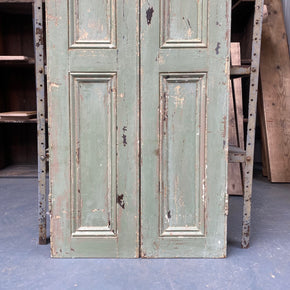 Pair Of Pretty French Vintage Shutters/Cupboard Doors