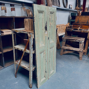 Pair Of Pretty French Vintage Shutters/Cupboard Doors