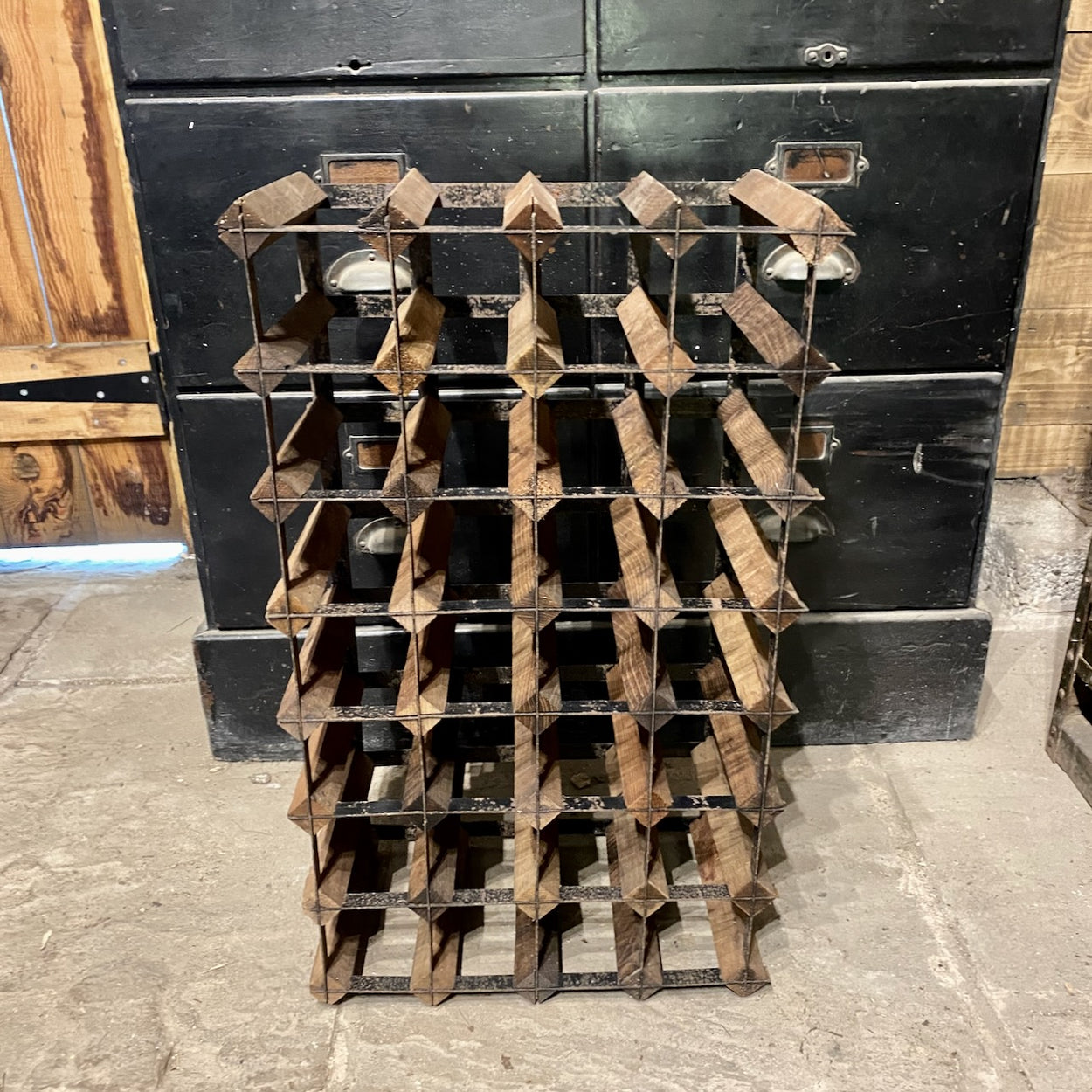 Vintage Rustic Wine Rack 6