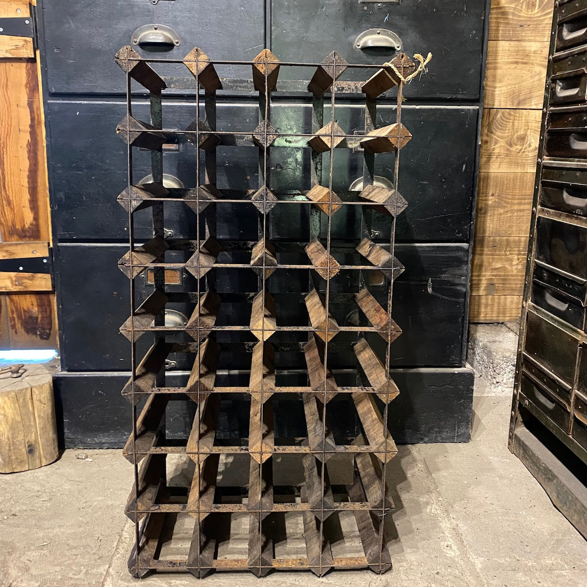 Vintage Rustic Wine Rack 7 — Lawson's Yard LTD