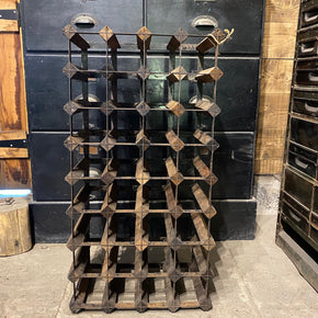 Vintage Rustic Wine Rack 7