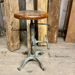 Vintage Cast Iron Stool