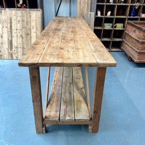 A large circa 1930's Bakers Prep Table