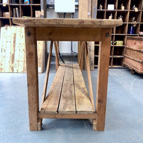 A large circa 1930's Bakers Prep Table