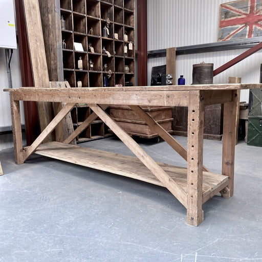 A large circa 1930's Bakers Prep Table