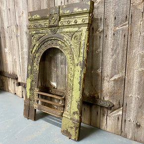 Antique Cast Iron Fire Surround