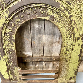 Antique Cast Iron Fire Surround
