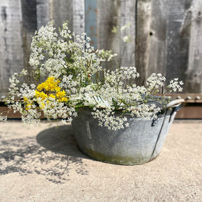 Oval Galvanised Bath/Planter