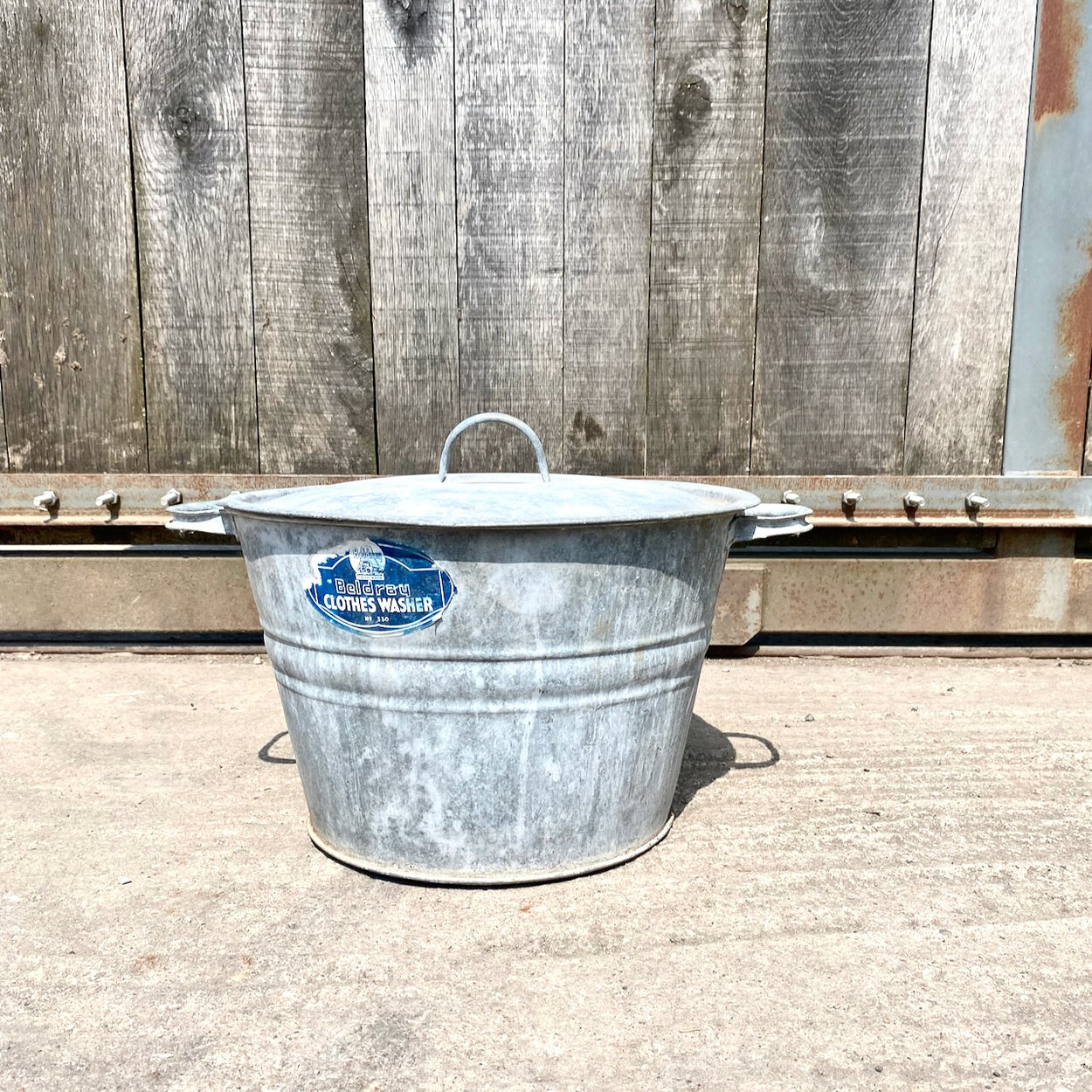 Vintage Beldray Galvanised Clothes Washer Bath/Planter