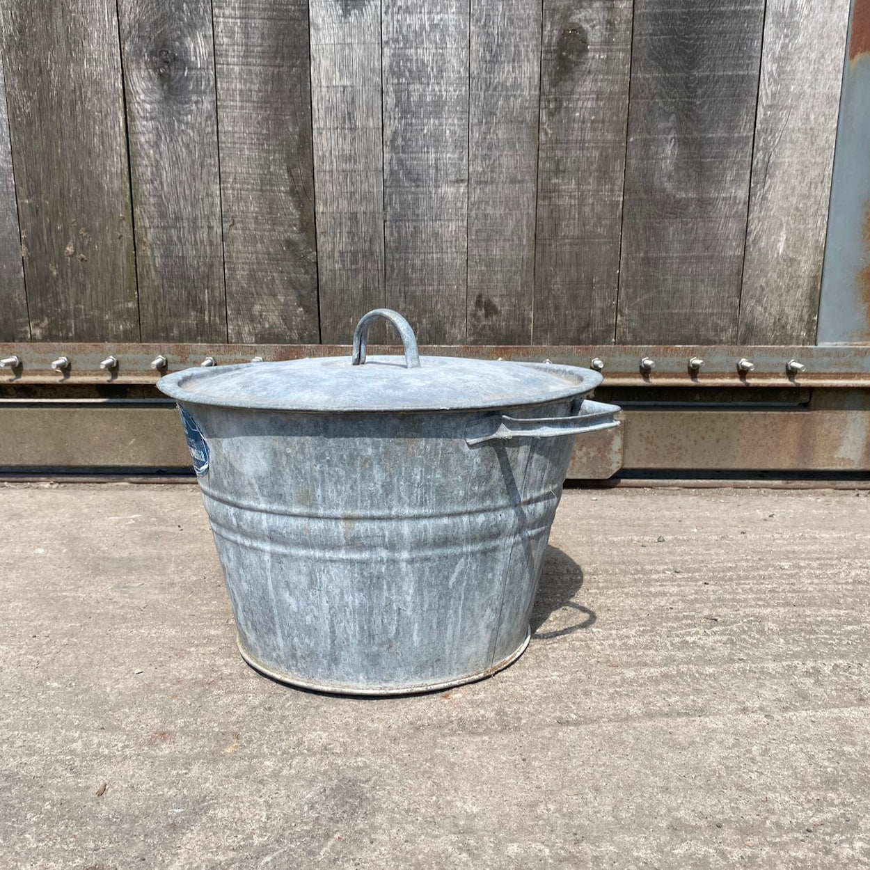 Vintage Beldray Galvanised Clothes Washer Bath/Planter