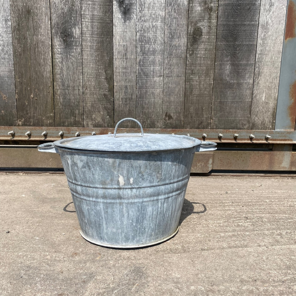 Vintage Beldray Galvanised Clothes Washer Bath/Planter