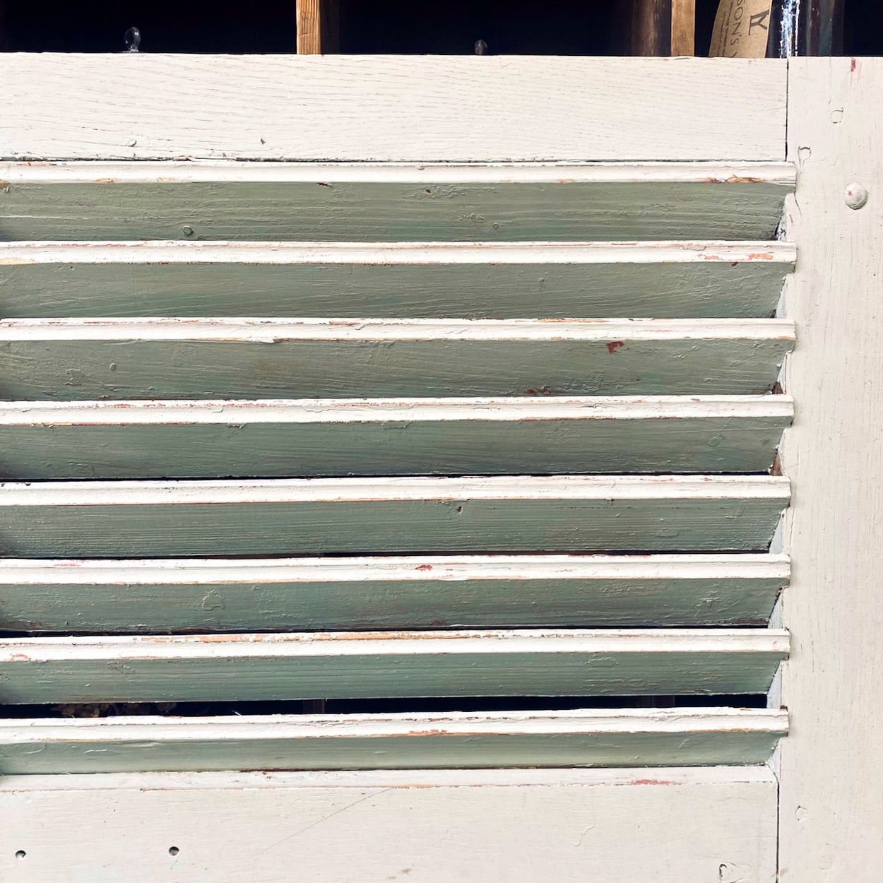 Vintage Blue French Shutters