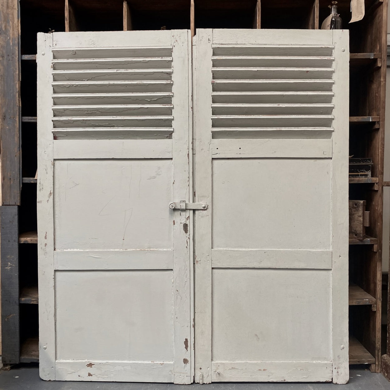 Vintage Blue French Shutters