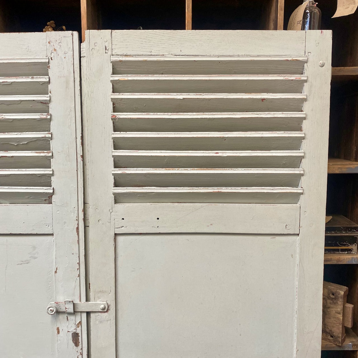 Vintage Blue French Shutters