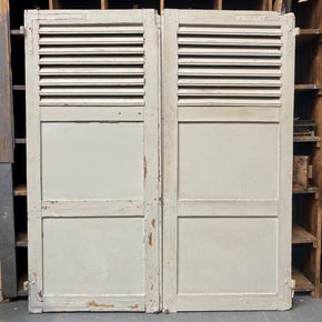 Vintage Blue French Shutters