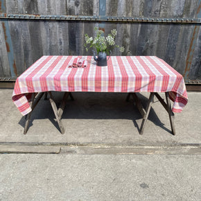 Large Antique French Table Cloth And Napkins