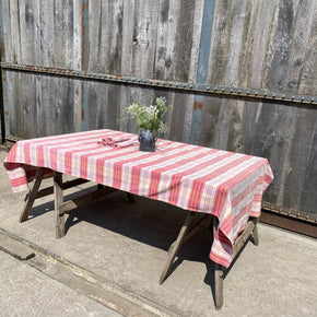 Large Antique French Table Cloth And Napkins