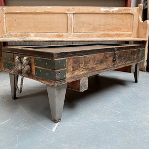 Railway Machine Parts Chest/Coffee Table