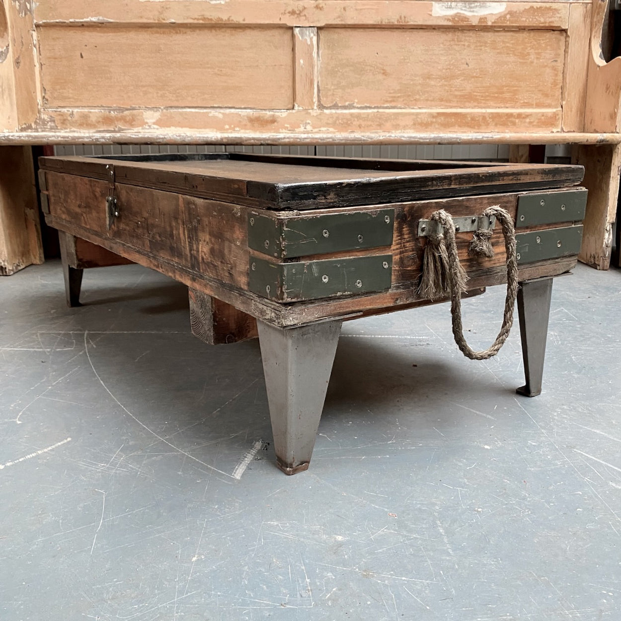 Railway Machine Parts Chest/Coffee Table