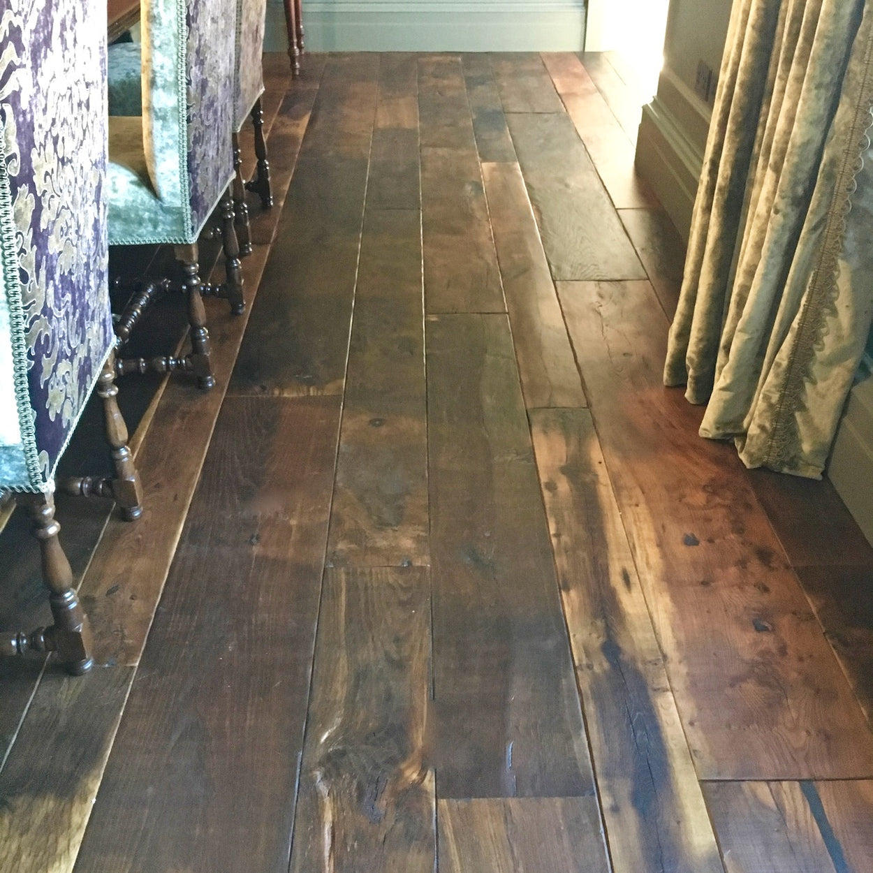 engineered reclaimed oak floorboards