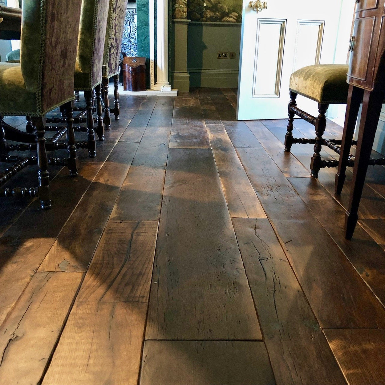 engineered reclaimed oak floorboards