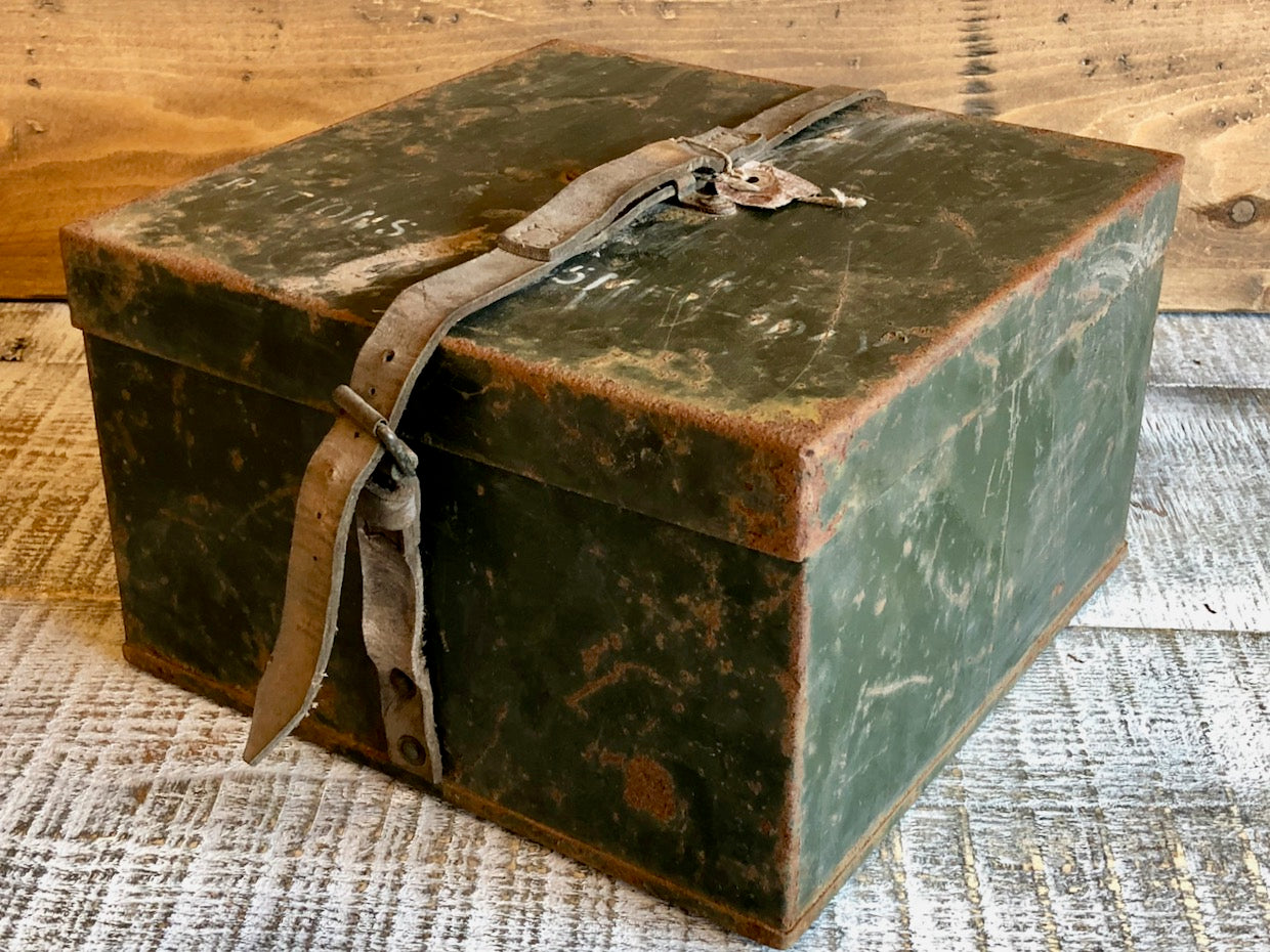 Vintage Metal Army Boxes — Lawson's Yard LTD