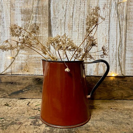 French Enamel Jug