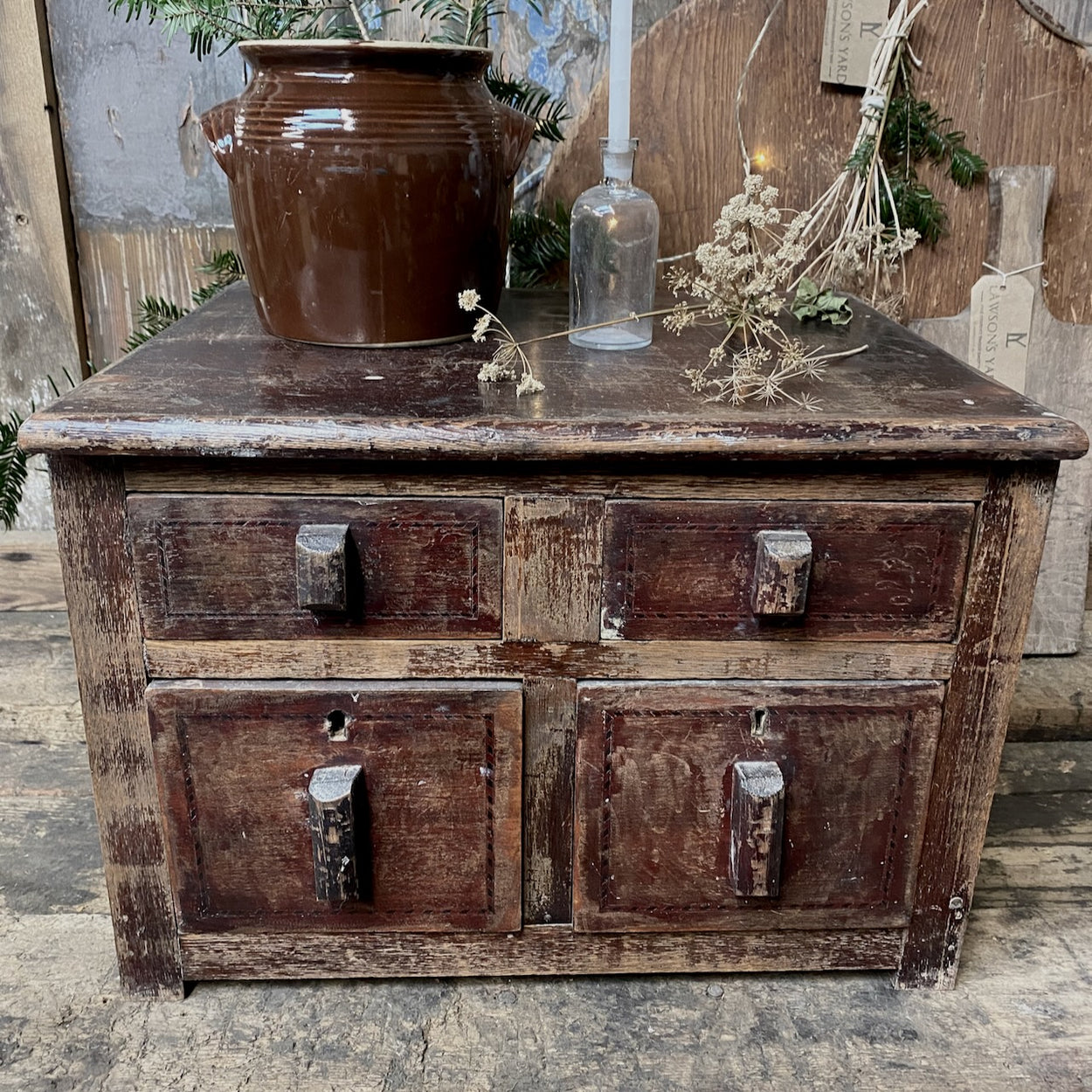 Wooden Vintage Drawers