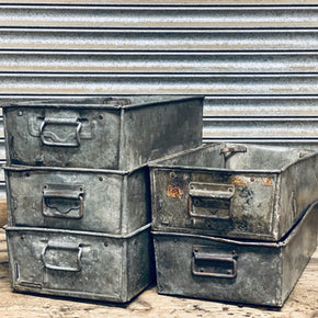 Large Vintage Tote Box