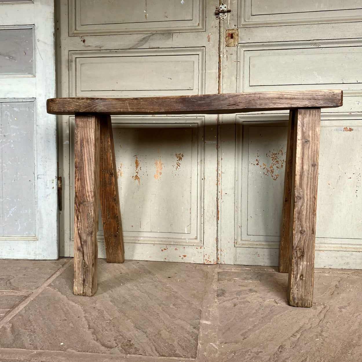 Antique Elm Bench