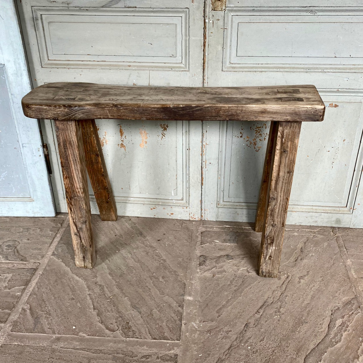 Antique Elm Bench