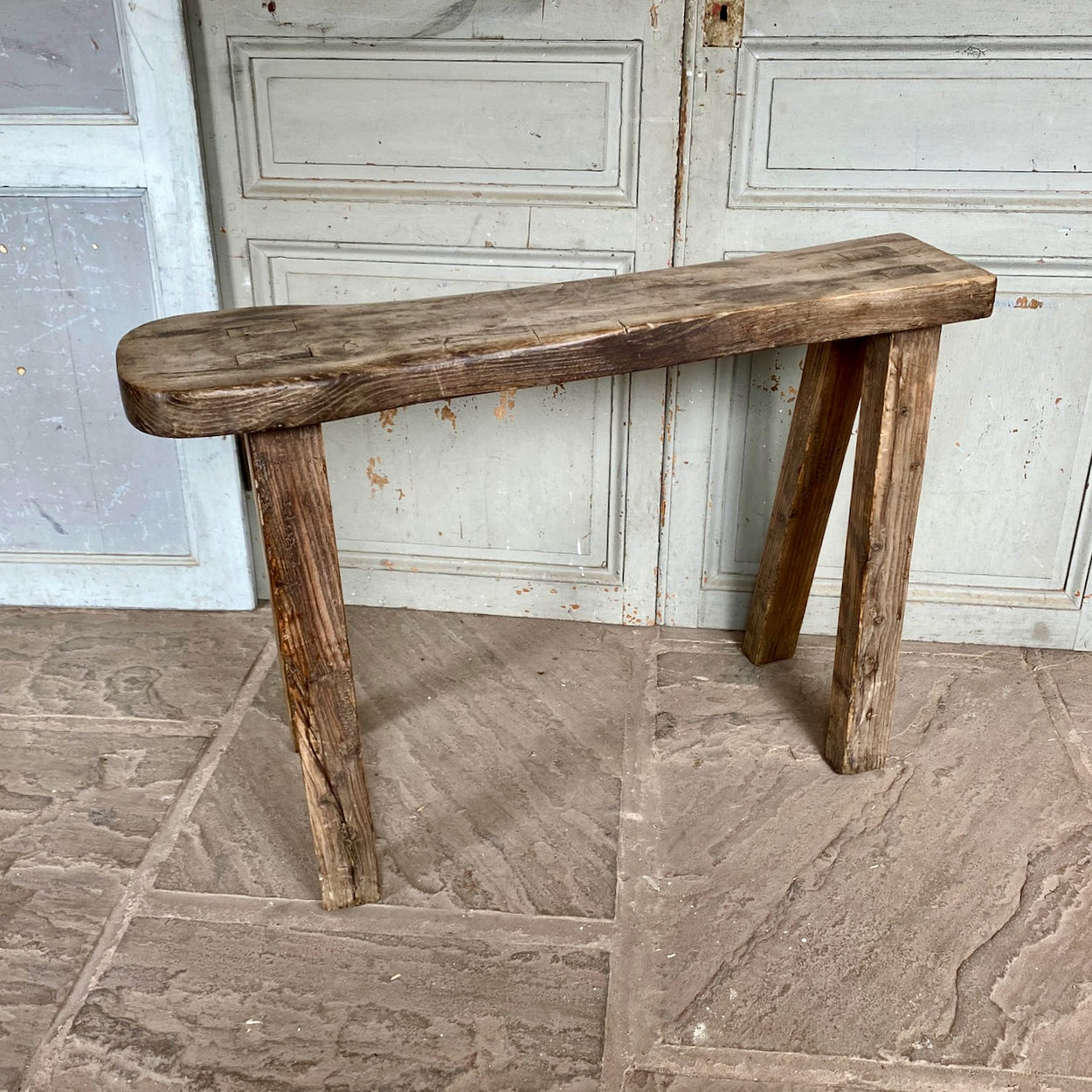 Antique Elm Bench