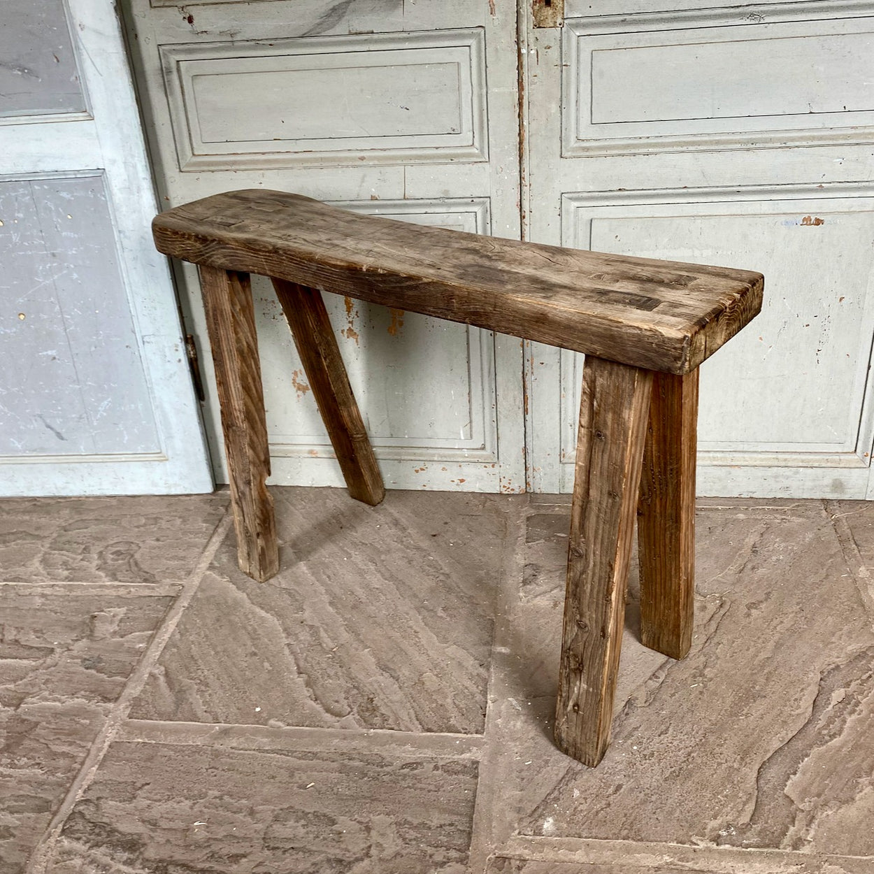 Antique Elm Bench