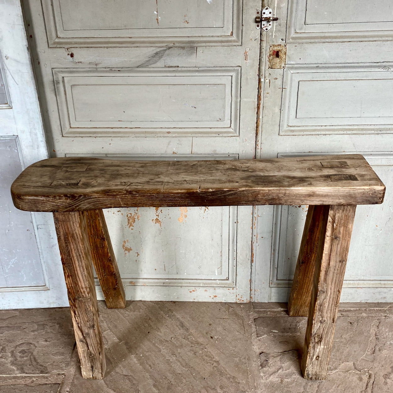 Antique Elm Bench