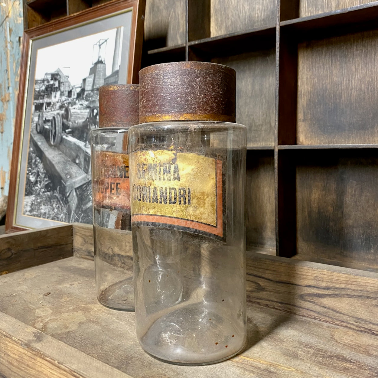 Antique French Apothecary Bottles