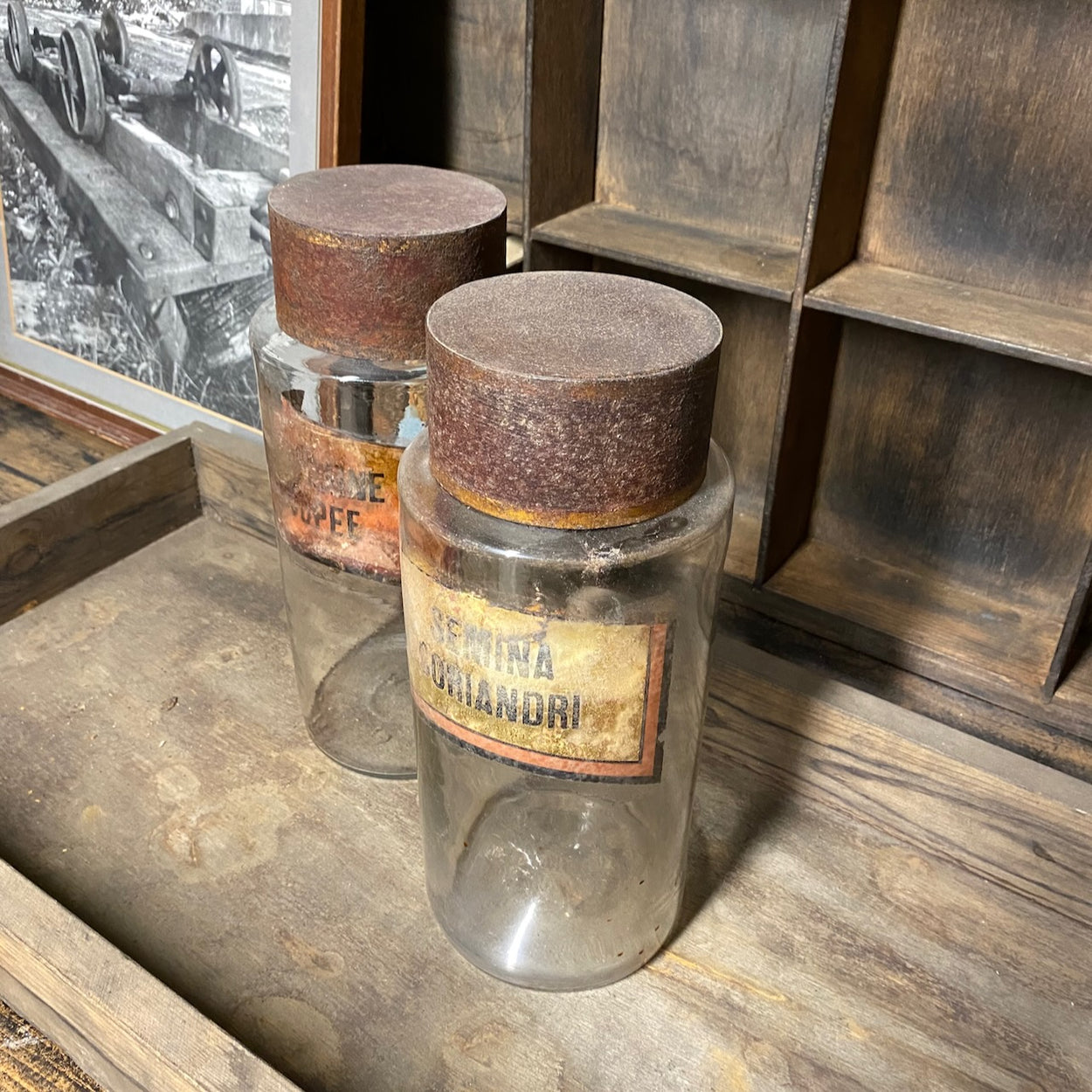 Antique French Apothecary Bottles