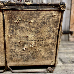 Vintage Rustic Laundry Basket